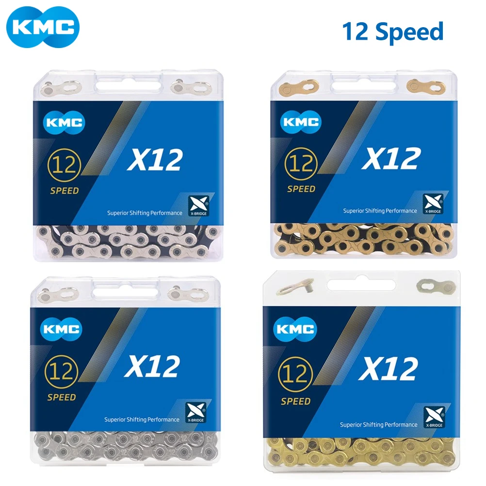 

Цепь велосипедная KMC X12, 12 Скоростей, 12 В, с коробкой