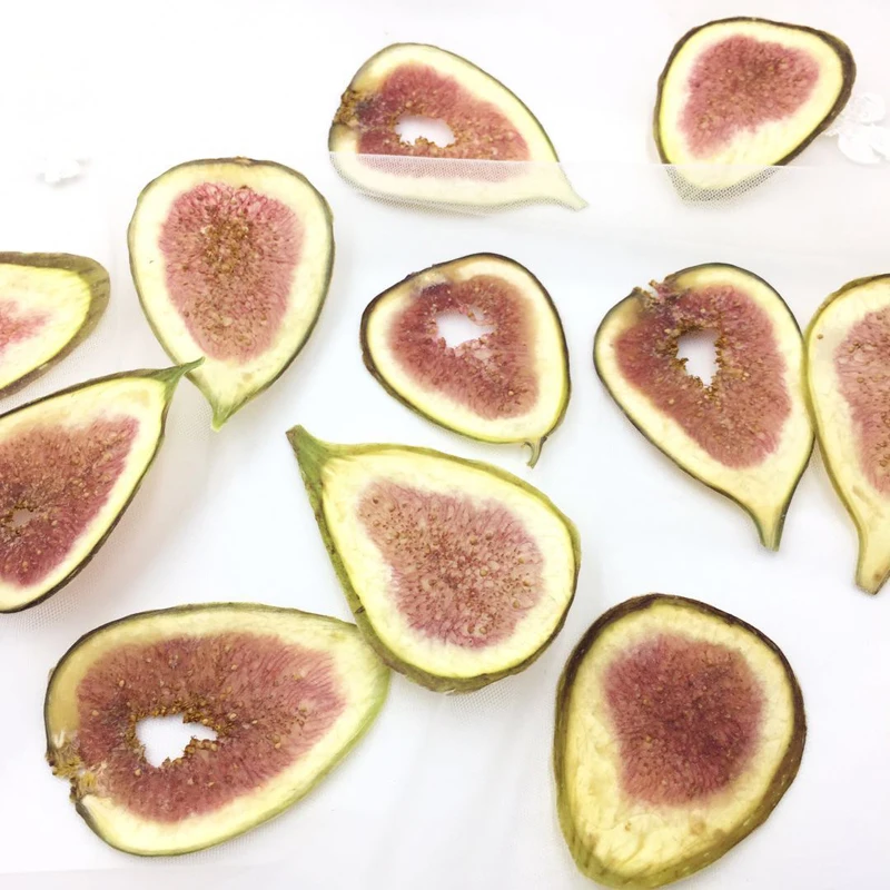 

5pcs Dried Pressed Teardrop Ficus Carica Linn. Slices Plant Herbarium For Jewelry Photo Frame Phone Case Bookmark Postcard DIY