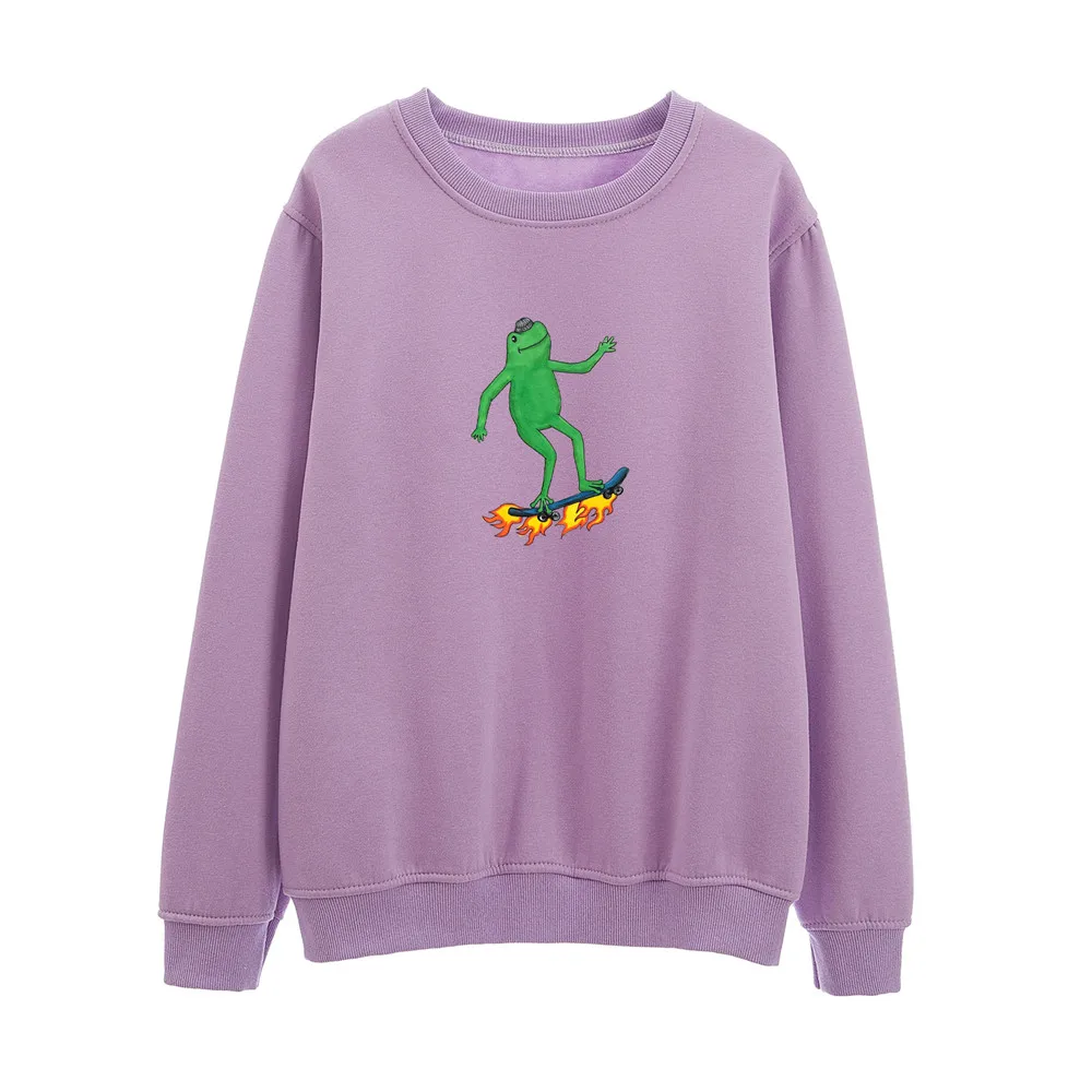 O Neck Cool Funny Crewneck Sweatsuits for Women Autumn Womens Kpop Sweatshirts Winter Pullovers Sweetshirts Oversized Hoodies