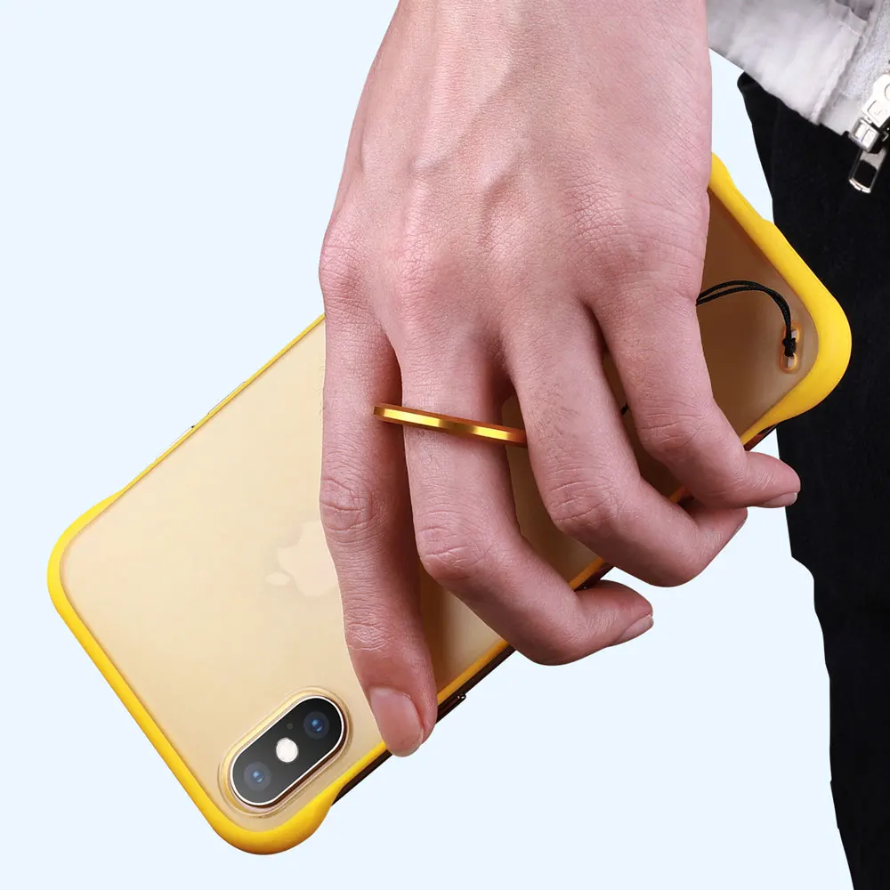 Бескаркасный Прозрачный матовый жесткий чехол для телефона iPhone 11 Pro X XS Max XR 7 6 6S 8