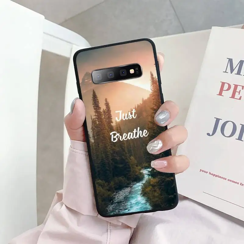 

Artistic aesthetics mountains and ocean characters Phone Case For Samsung S6 S7 edge S8 S9 S10 e plus A10 A50 A70 note8 J7 2017