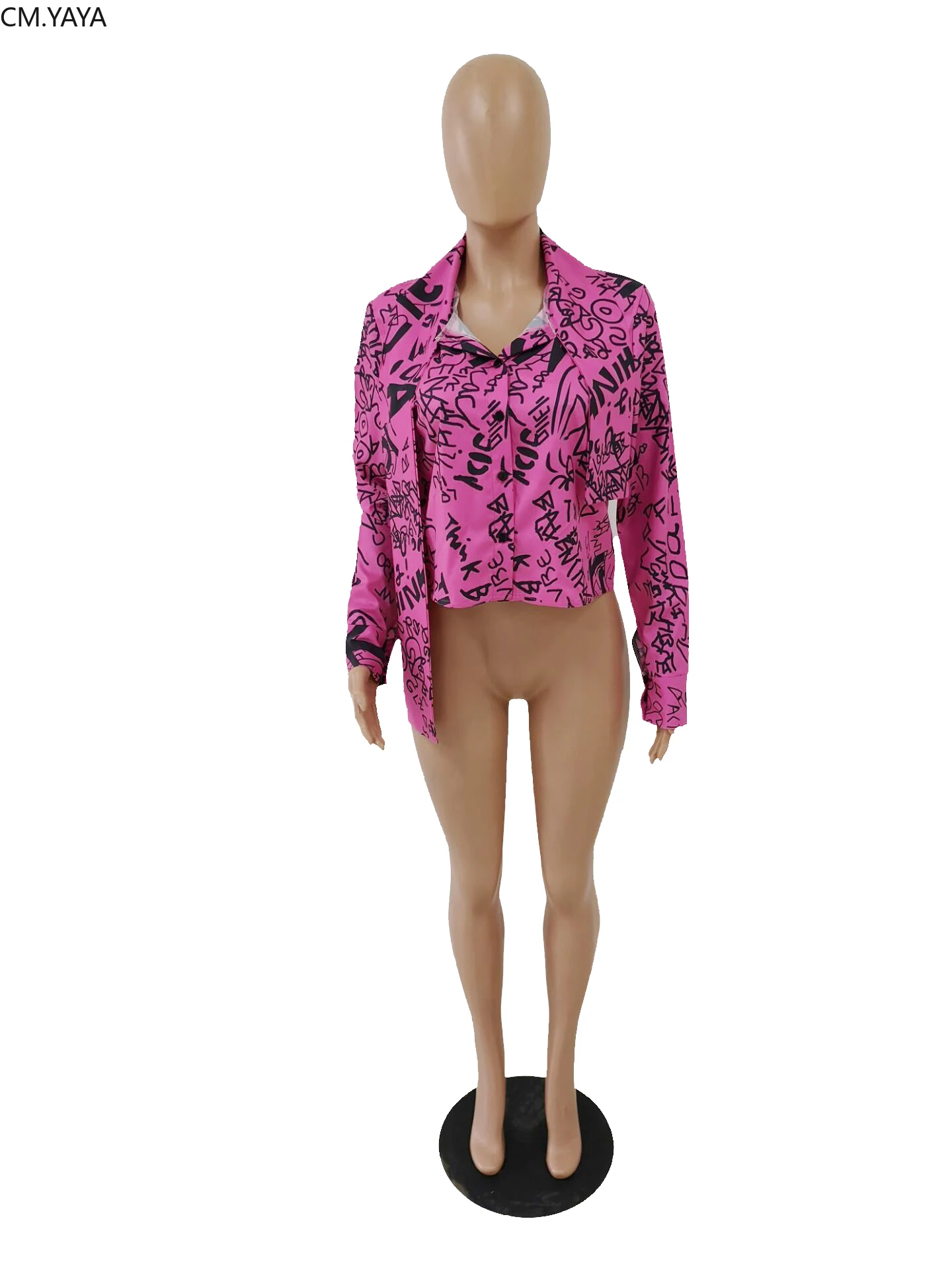 Женская блузка с длинным рукавом летняя пикантная Модная Повседневная рубашка