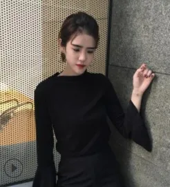 Женская уличная футболка с длинным рукавом женская tumblr тонкая друзьями Camisetas Tumblr