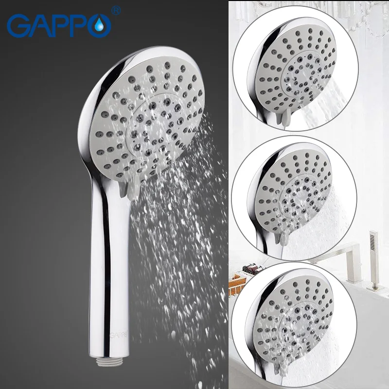 

Насадка для душа GAPPO, душевая лейка высокого давления, фильтр для ванной комнаты, из нержавеющей стали, настенный, водосберегающий, держател...