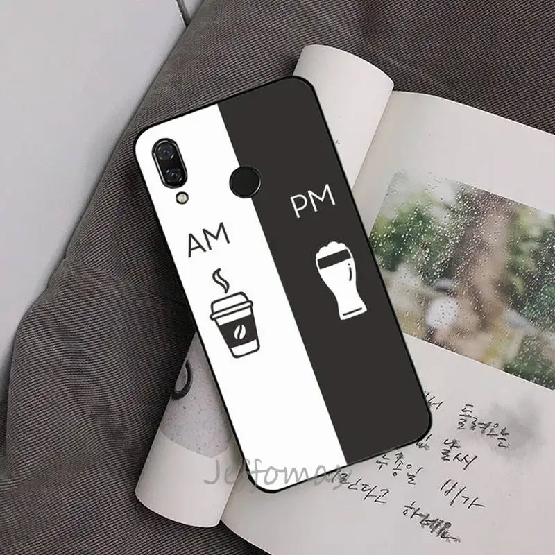

Coffee Wine Cup Phone Case For Xiaomi Redmi Note 4 4x 5 6 7 8 pro S2 PLUS 6A PRO