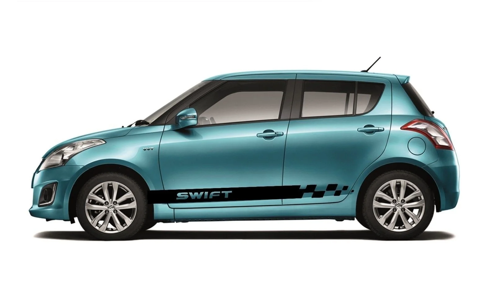 

Для стайлинга автомобиля 2X боковая юбка Swift Виниловая наклейка для кузова графика