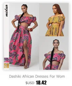 Африканская одежда африканские платья для женщин Boubou Africain Дашики Анкара платье большого размера платья африканские женские платья