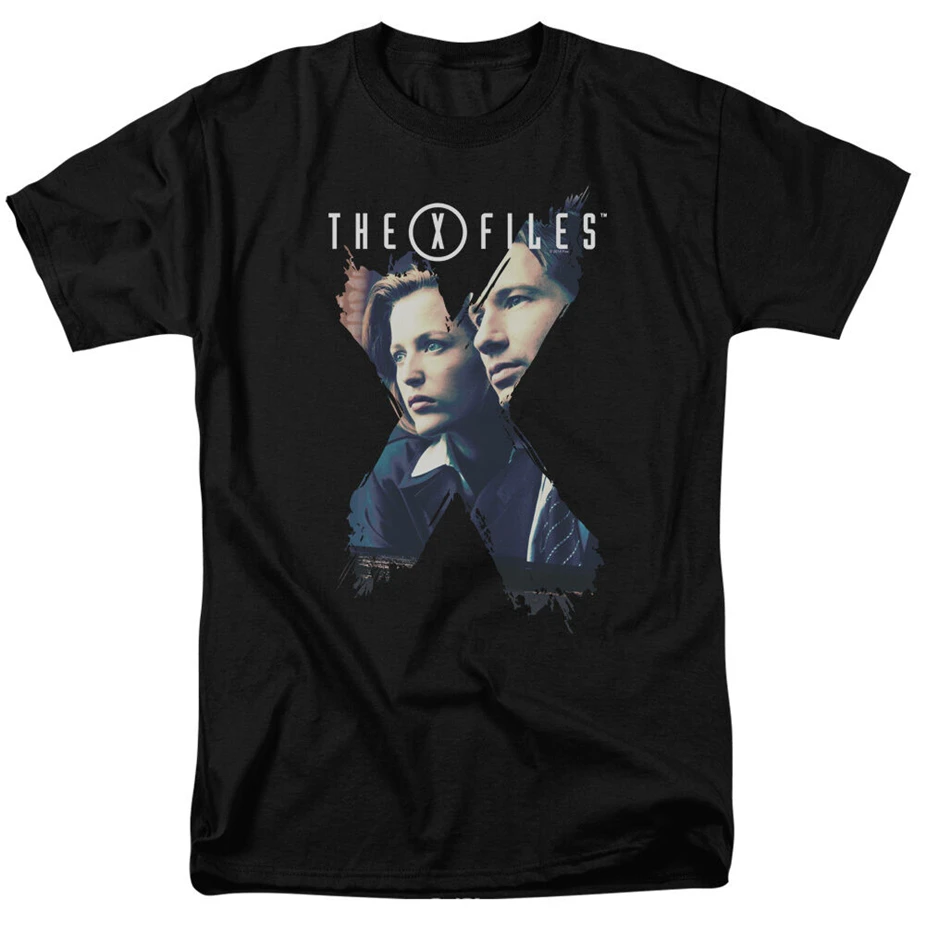Х файлы ТВ шоу X агенты Mulder & Scully Лицензионная футболка все размеры Забавный