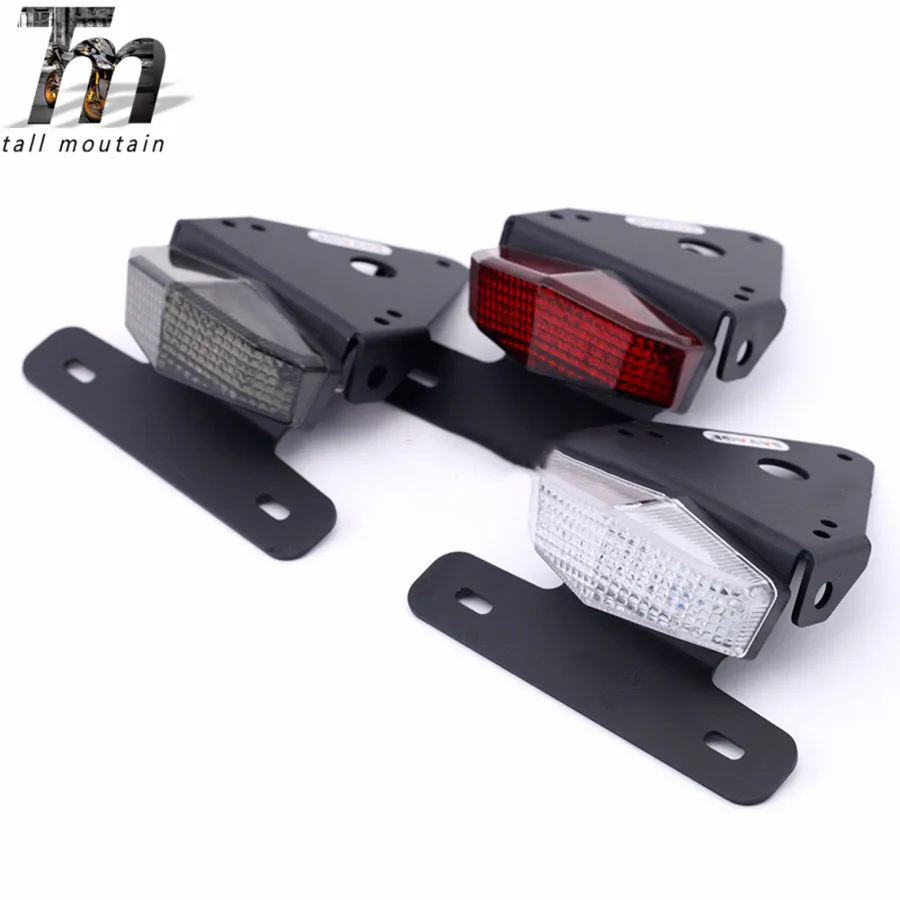 Держатель номерного знака Кронштейн светодиодный задний фонарь для HONDA XR 250R/400R