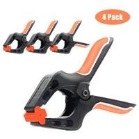 4 pack spring clamps 469 inch nylon spring clamp for gluingclampingsecuringpowerful force woodworking clamp