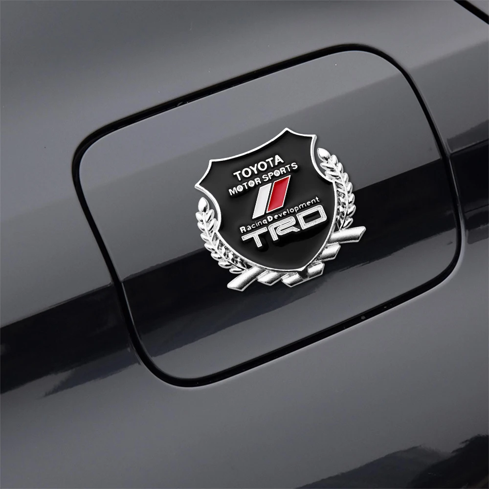 3D металлические автомобильные наклейки внешние для Toyota TRD VIOS Avensis Auris Hilux RAV4 2 шт. |