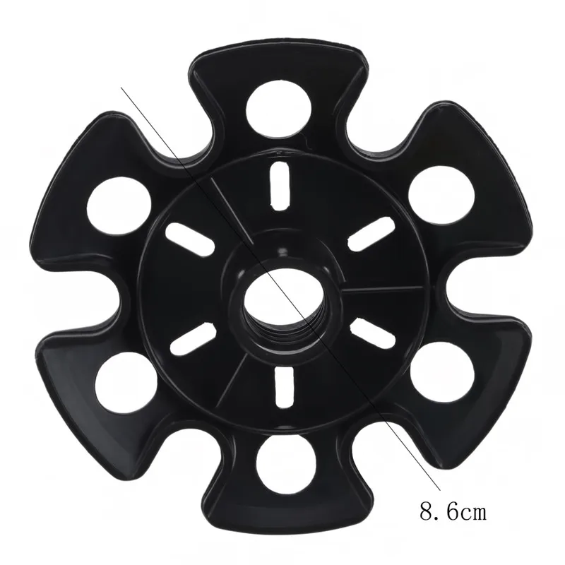 5PCS Outdoor Climbing Trekking Pole Tips Snow Flake Mud Ski Basket Walking Stick Basket Cap Guard Replacement Hiking Accessory