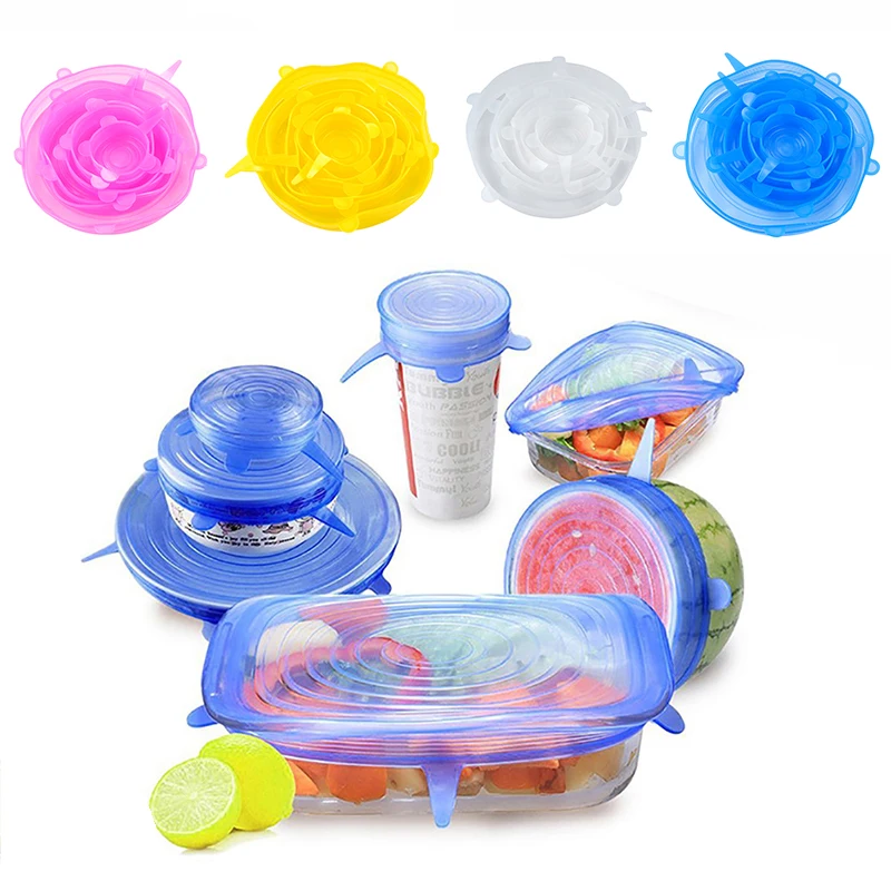 6 шт./компл. силиконовая фотобумага для пищевых продуктов чашка герметичная