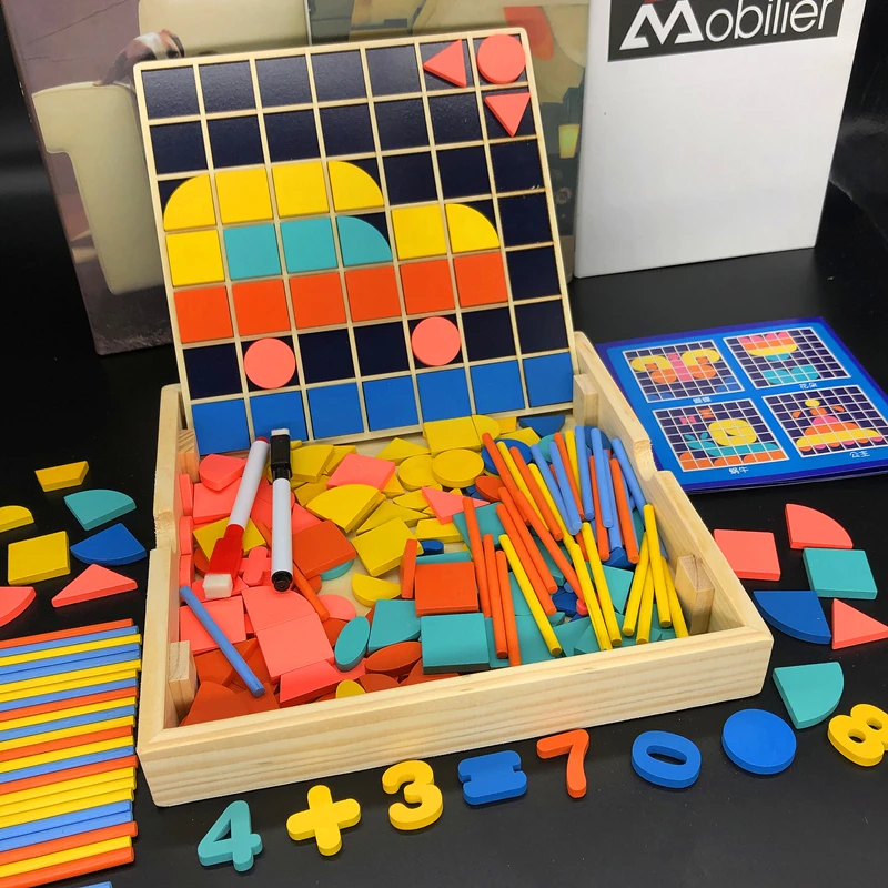 Мозаичная головоломка многофункциональная доска для рисования магнитные игры