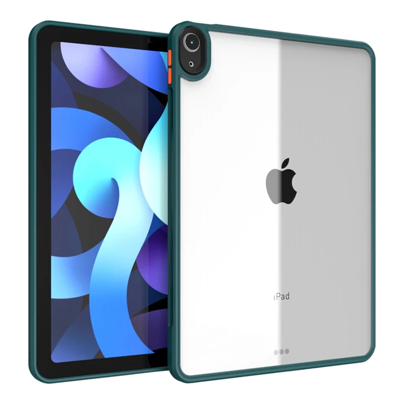 

Чехол для iPad Air 4 2020, яркий защитный чехол для планшета, ультратонкий ударопрочный чехол, прозрачная задняя крышка для iPad Air 2020 10,9 дюйма