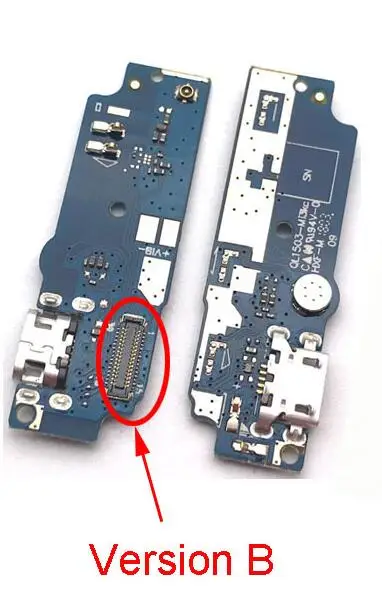 10 шт./лот, зарядное устройство Порт usb зарядная док-станция Разъем Flex для Asus Zenfone Max ZC550KL Z010DA QL1503 QL1502 Fm01b Reparts - Цвет: Version B