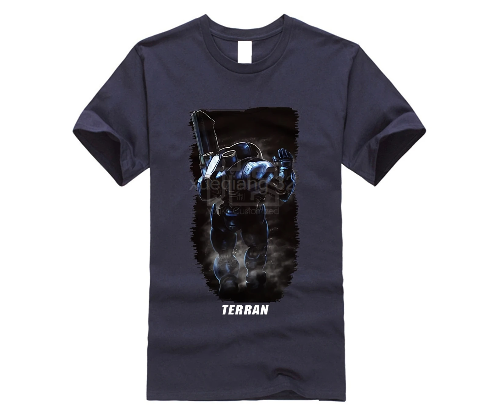 TEE7 Game Star Cotton T shirt Protoss Zerg Terran Short sleeve O neck shirts Mens футболка|Мужские футболки| |