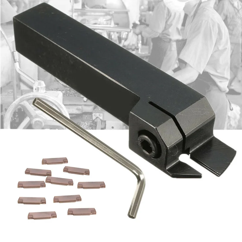 

MGEHR1616-2 Turning Tool Holder End Mill CNC+MGMN200 Carbide Insert Cutter Lathe
