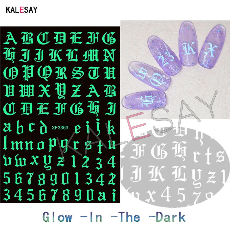 3D Старый Английский дизайн наклейки для ногтей маникюра наклейка черный белый