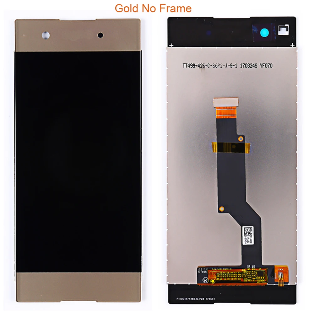 ЖК дисплей с сенсорным экраном и дигитайзером рамкой для Sony XA1 G3121 G3112 G3125 G3116 G3123