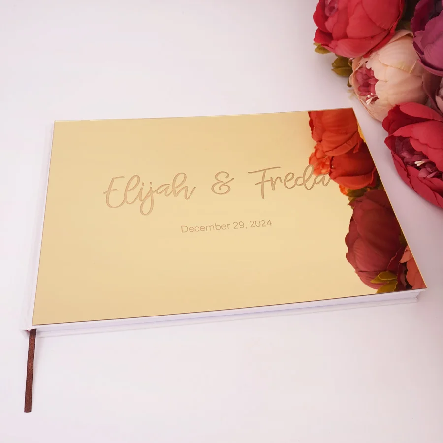 Индивидуальная горизонтальная акриловая зеркальная творческая Гостевая книга