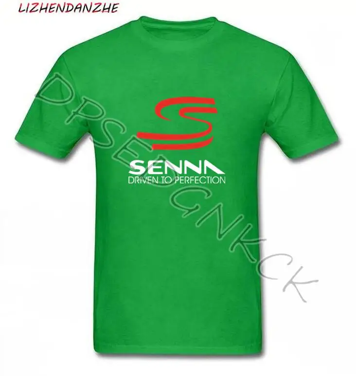 Футболка ф1 чемпион мира айртон сенна мужская футболка с изображением гоночного