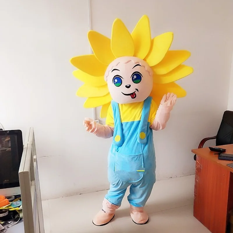 

Sunflower Mascot Costume Cosplay Furry Suits Party Game Fursuit Cartoon Dress Outfits Carnival Halloween Xmas Easter Advertising