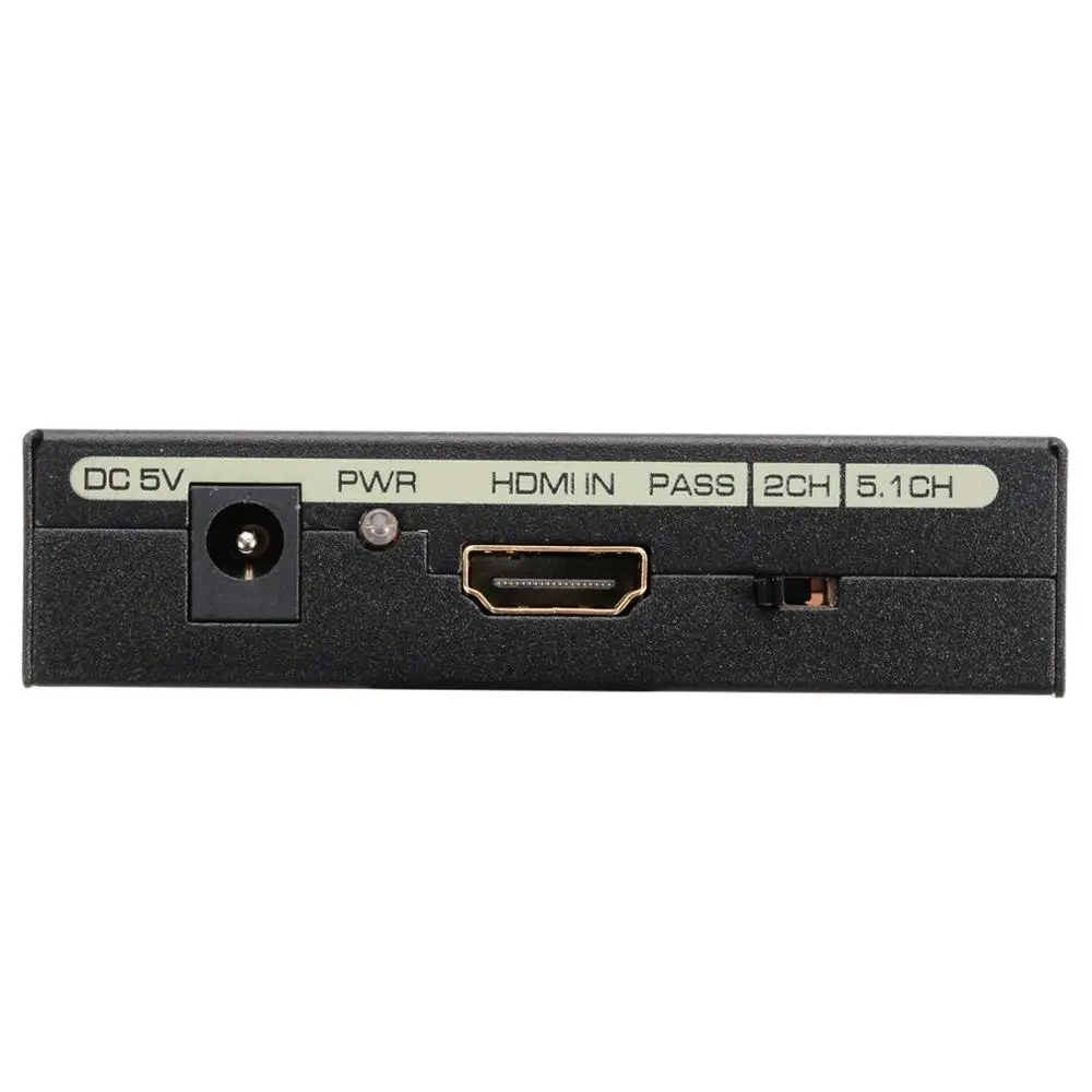 HDMI Audio Extractor converter 5.1CH Splitter 1080P analog stereo to optical SPDIF RCA L / R adapter |
