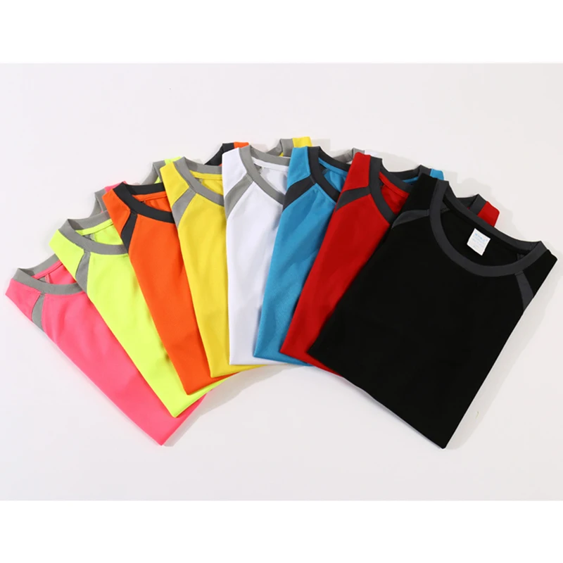 Футболка мужская Спортивная с коротким рукавом и круглым вырезом|Футболки для