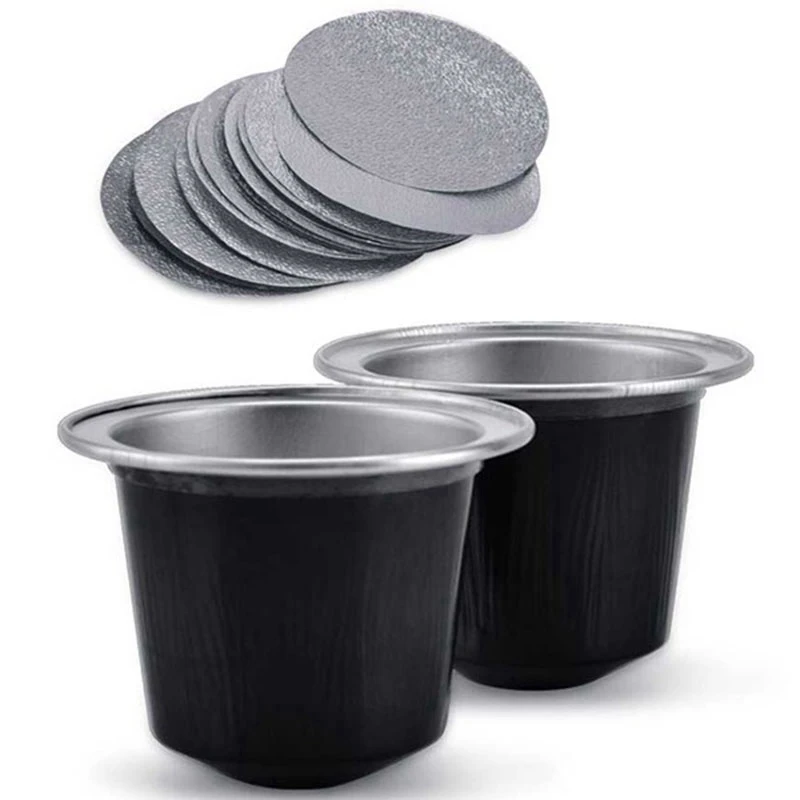 100 комплектов многоразовая кофейная капсула чашка одноразовая Nespresso для Nescafe