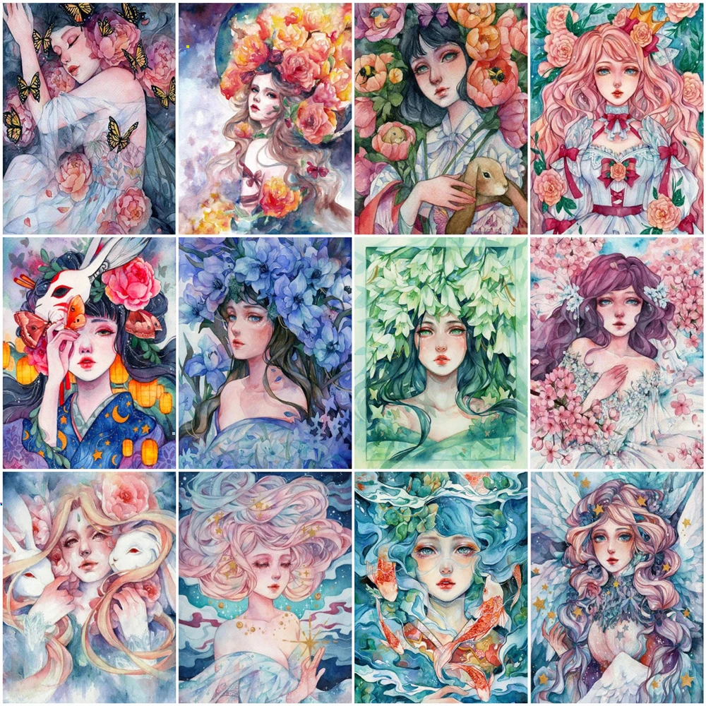 CraftArtGo картина по номерам характер живопись на холсте Ручная роспись подарок