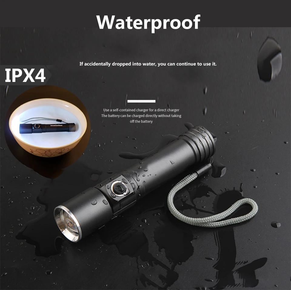 Litwod Z20S-001 XM-L Q5 светодиодный портативный алюминиевый фонарик спортивный фонарь с