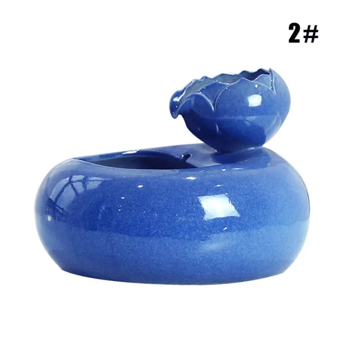 Cat Ceramic Water Fountain Automatic Pet Drinking Fountain Quiet Electric Automatic Circulation System Water Dispenser P7Ding