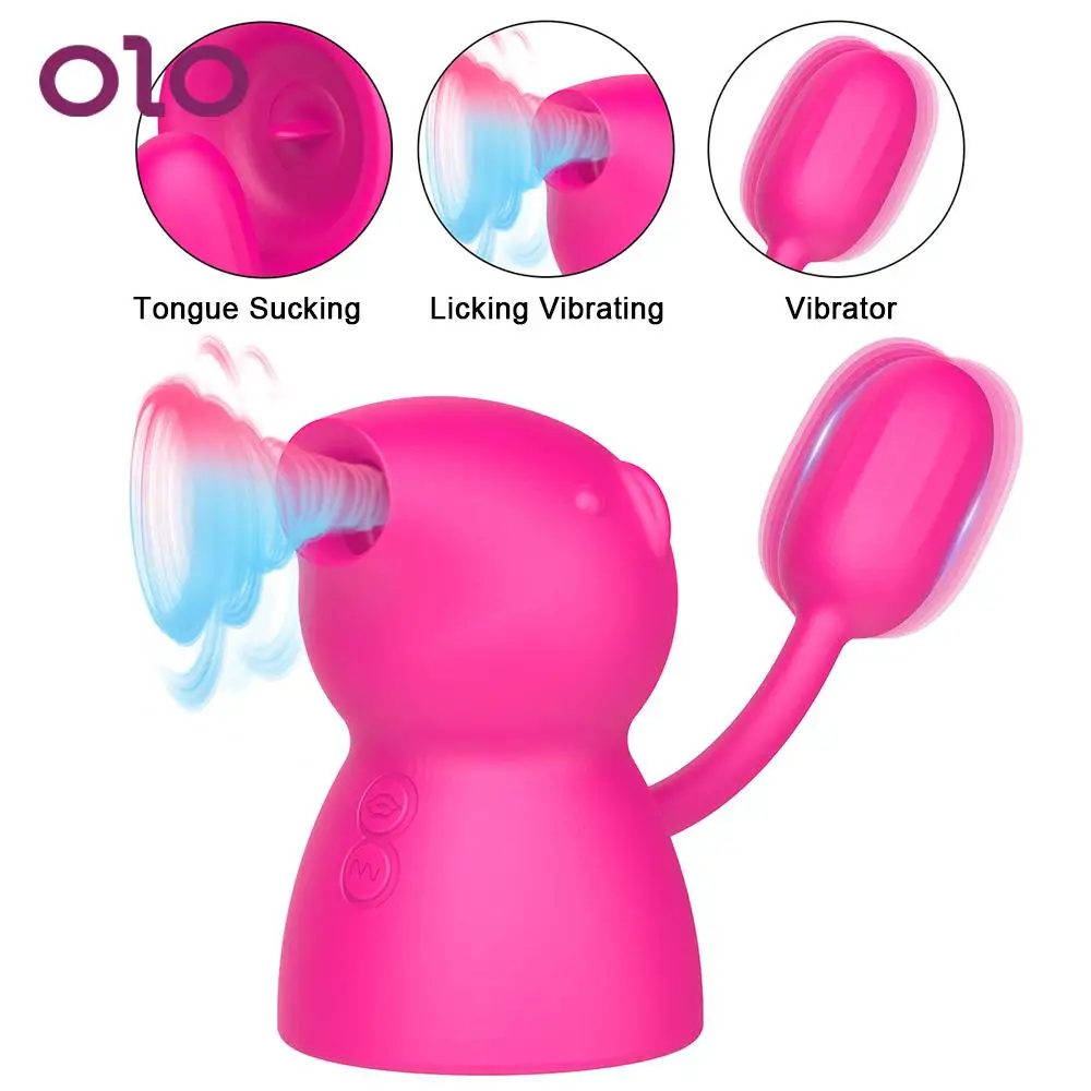 

Оло язык вибрирующий 3 в 1 поросенок сосков лизание массаж вагины сосание вибратор Стимулятор клитора интимные игрушки для женщин