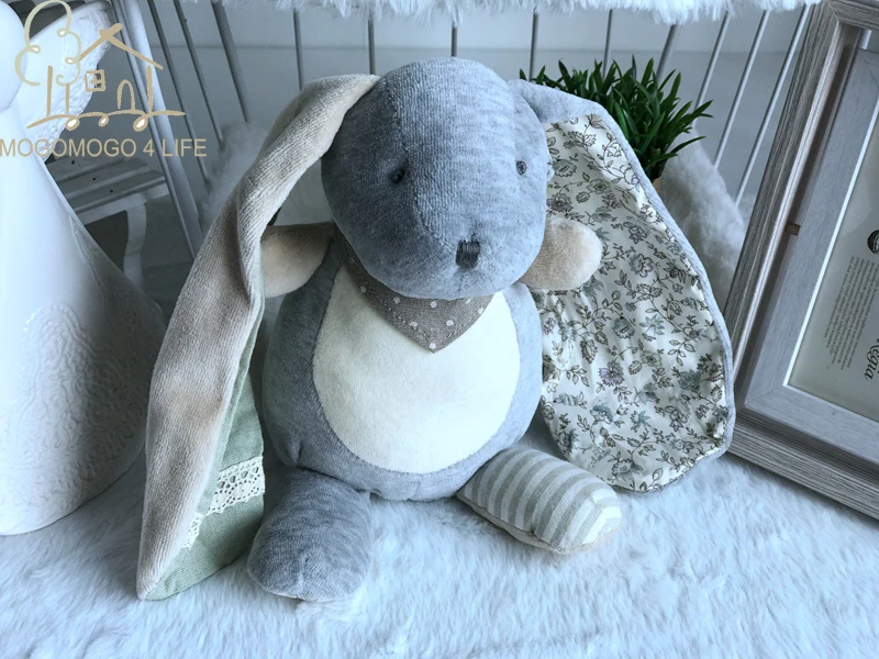 Роскошный плюшевый кролик Snuggle подарок на день ребенка кукла экологически чистые