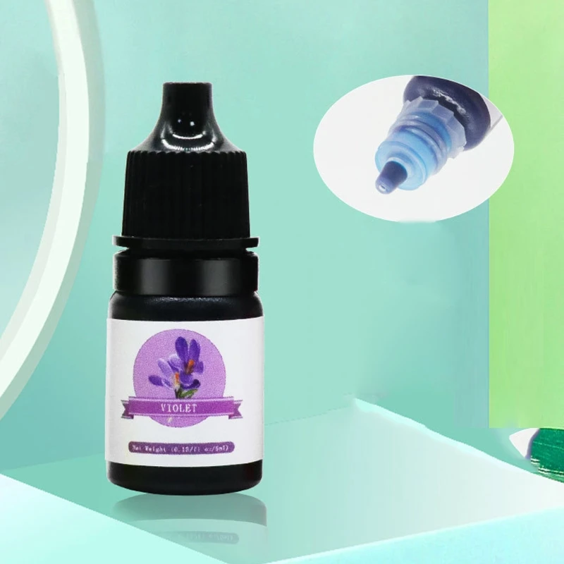 

24 Colors Epoxy Resin Pigment Transparent Non-Toxic UV Epoxy Resin Dye Liquid for UV Resin Coloring Resin Jewelry Making