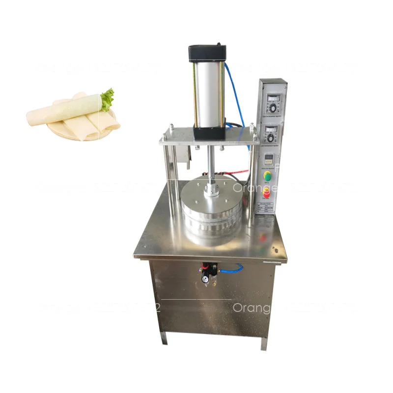 

High Efficiency Dumpling Wrapper Making Machine/ Spring Roll Skin Maker/Crepe Tortilla Chapati Roti Equipment