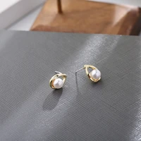 925 sterling silver small water drop pearl earrings pearl earrings fashion jewelry 2020 fashion jewelry
