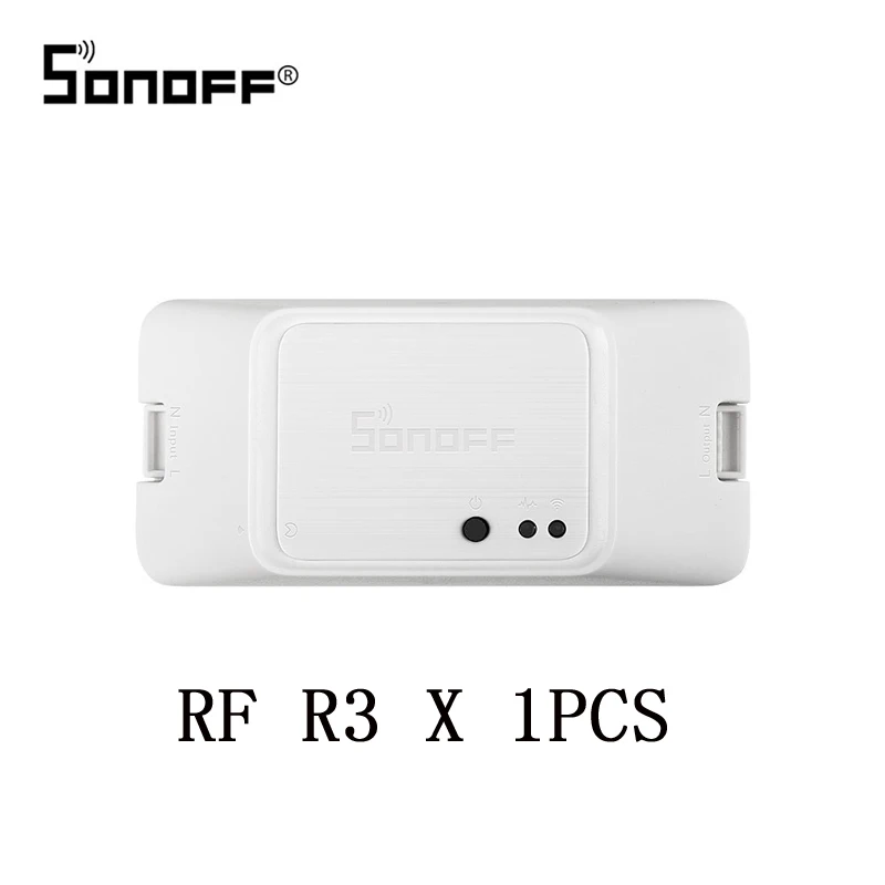 RFR3 1PCS SONOFF RF R3 Smart RF управление RM 433 МГц переключатель Wi-Fi 100-240 В DIY приложение Ewelink Автоматизация работает с Alexa Google Home - Комплект: RFR3 1PCS