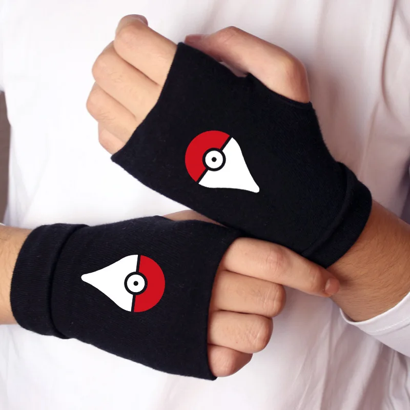 G Вязаные перчатки Poke GO Pocket Monster, теплые хлопковые рукавицы на запястье, аксессуары для косплея, реквизит, подарок на зиму - Цвет: G