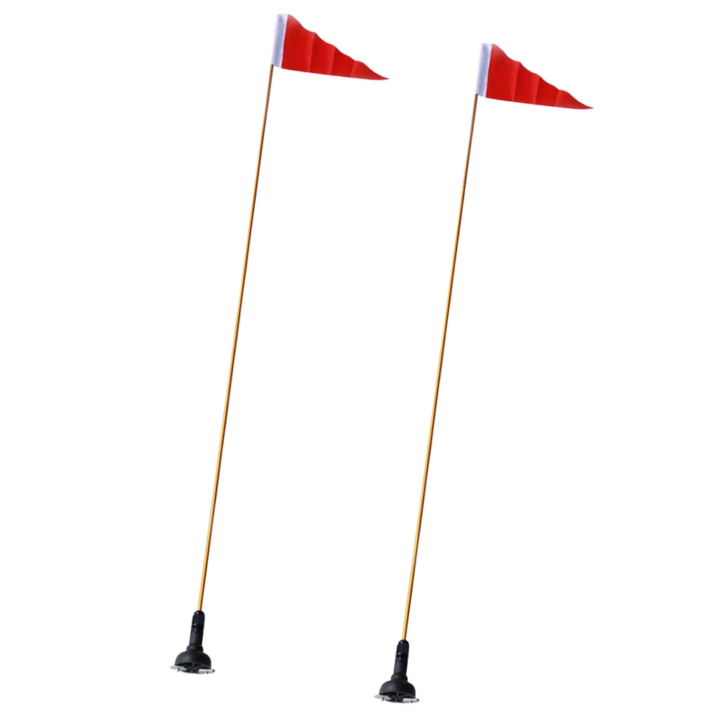 2 шт. набор защитных флагов для лодки каноэ Каяка 47 дюймов с креплением сделай сам