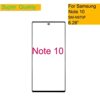 10pcslot for samsung note 10 n970f n970ds n970u n970w touch screen panel lcd front outer lens with oca hollow glue replacement