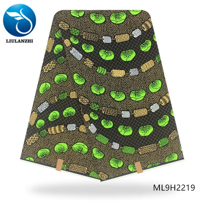 

BEAUTIFICAL nigerian wax guaranteed fabric for dress 2019 prints 100% cotton ankara wax tissu ML9H2208-25
