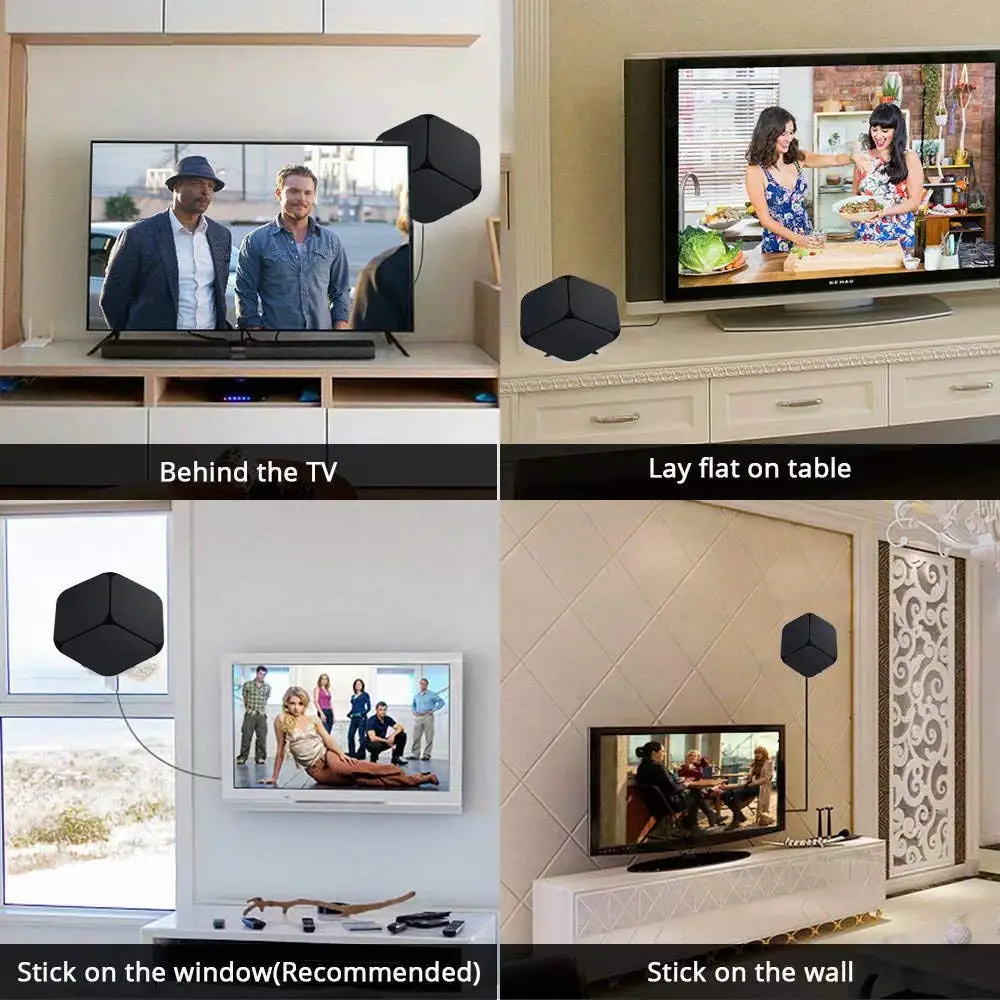 Satxtrem DVB T2 антенна ТВ цифровая для tdt ТВ приемник HD DVB-T2 комнатная ТВ антенна усилитель HD tv UHF DVBT телевизионная антенна 80 км