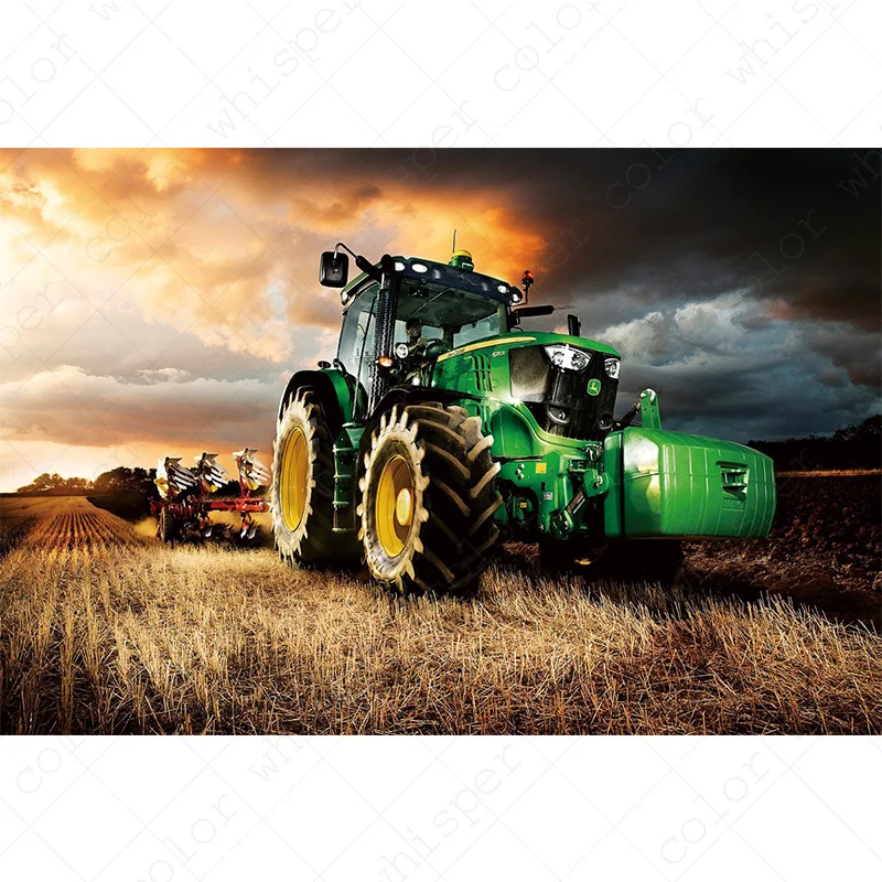 Полноразмерная Алмазная 3D картина сделай сам станок для сбора урожая фермы