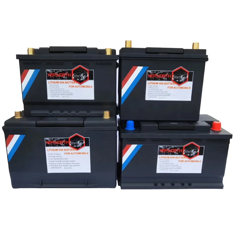 

KEPWORTH Rechargeable 12V High CCA 1300A Auto Start Stop LFP LIFEPO4 Lithium Battery for Electric Car