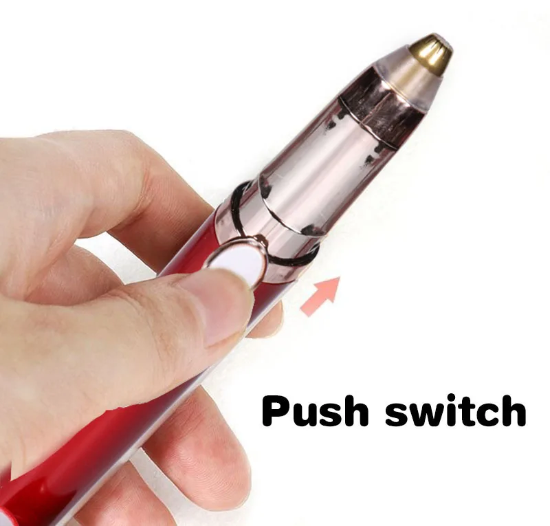 Новый дизайн электрический триммер для бровей макияж безболезненный эпилятор