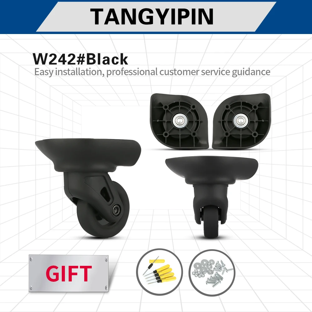 TANGYIPIN W242 Customized wheels suitcase travel luggage repair replacement luggage trolley casters maintenance universal wheel