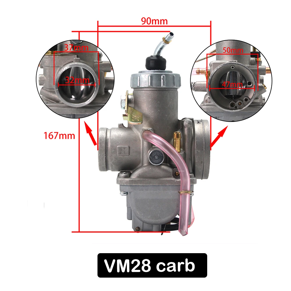 Карбюратор ZSDTRP VM16 VM22 VM26 VM28 DT125 карбюратор для мотоцикла Mikuni Dirt pibike ATV QUAD 70cc 90cc 110cc