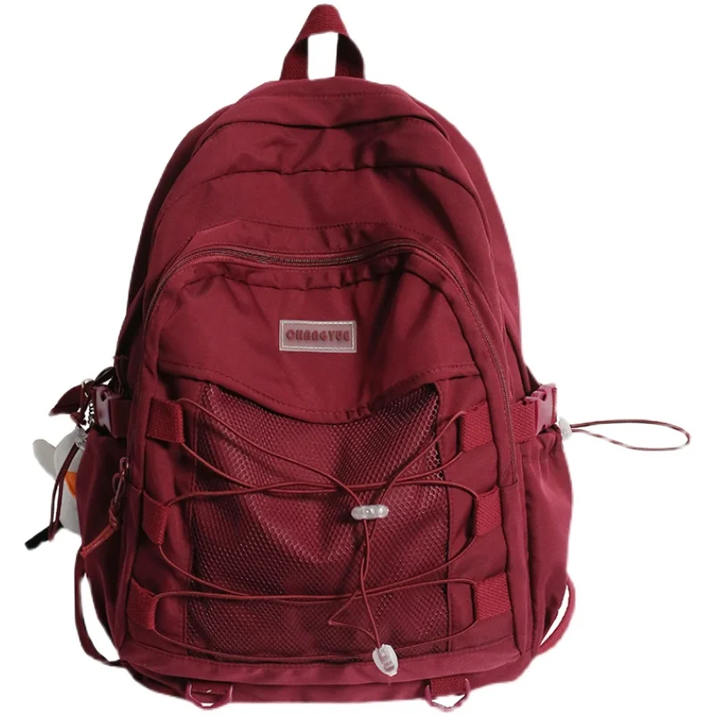 

Korean Style Simple Fashion High School College Students High School Schoolbag Ladies Backpack Ins Fashion Brand Large Capacity